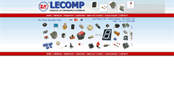 Desktop Screenshot of lecompeletronica.com.br