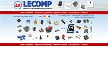 Tablet Screenshot of lecompeletronica.com.br